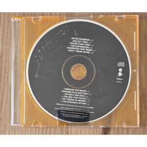 Metallica Black Album (CD, 1991 Elektra) Slim Jewel Case Vintage Rock Disc